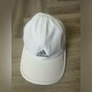 White Adidas hat